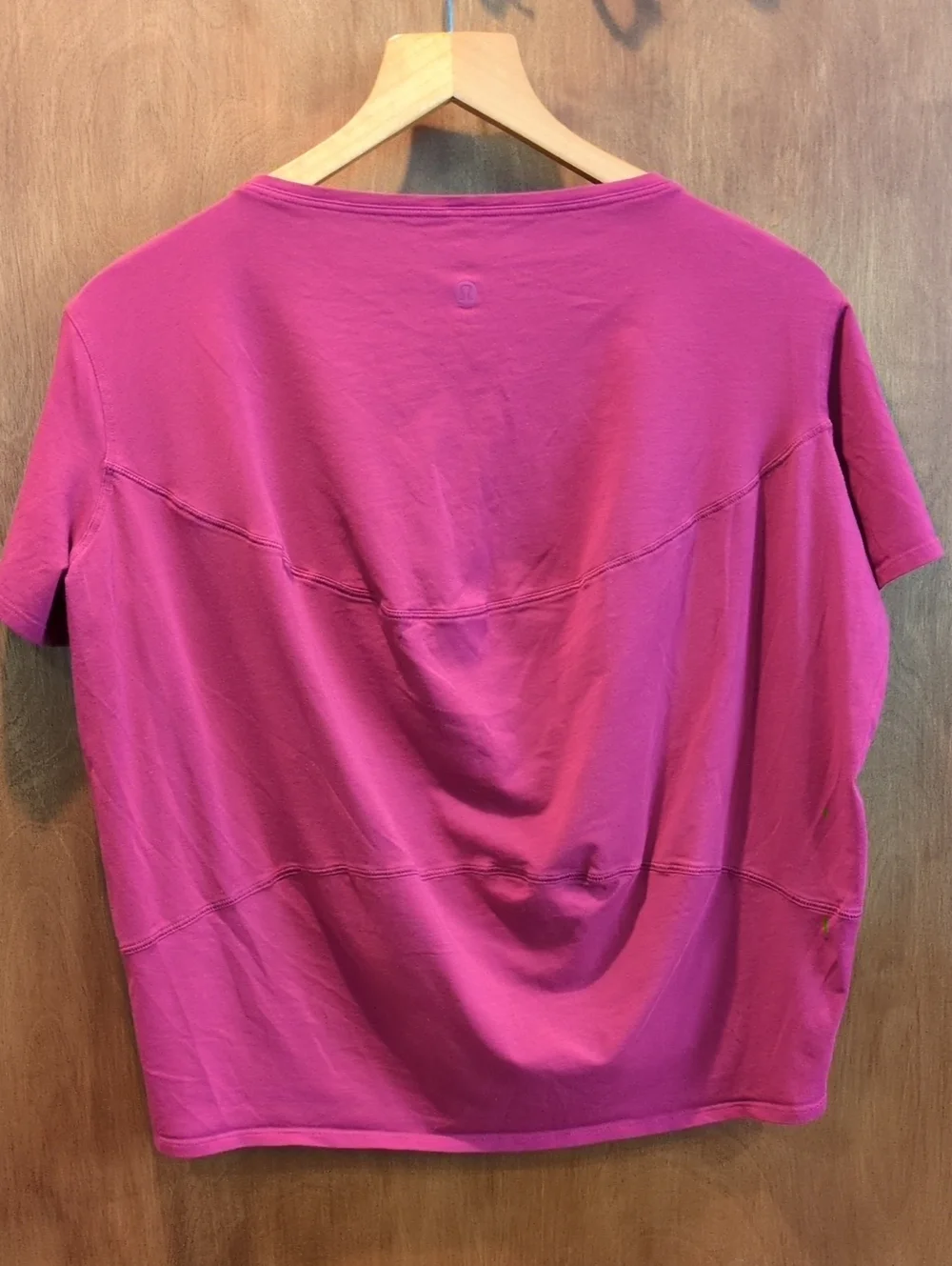 Lululemon Back In Action Short Sleeve Tee In Magenta Purple